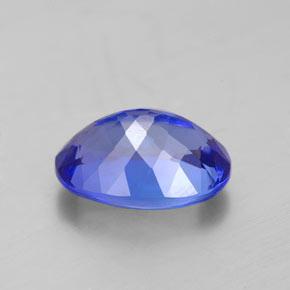 3,12 ctw natürlicher blauer Tansanit, Oval Schliff, VVS-VS