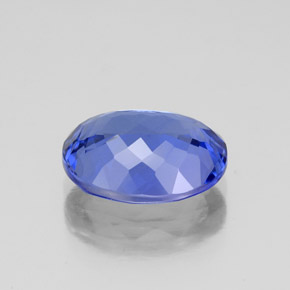 2,86 ctw natürlicher blauer Tansanit, Oval Schliff, VVS