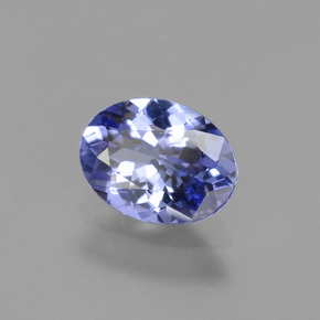 1,22 ctw natürlicher blauer Tansanit, Oval Schliff, VVS-VS