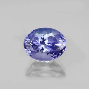 2,47 ctw natürlicher blauer Tansanit, Oval Schliff, VVS