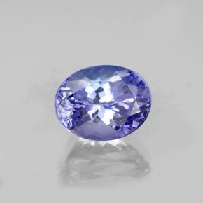 2,47 ctw natürlicher blauer Tansanit, Oval Schliff, VVS