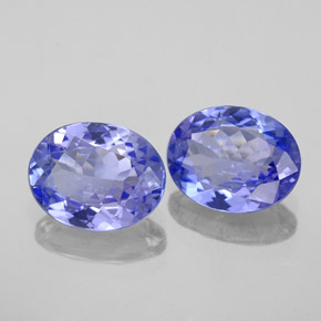  ct natürliche blauer Tansanit-Edelsteine, Oval Schliff, VVS