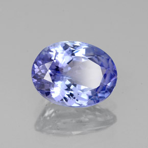 1,92 ctw natürlicher blauer Tansanit, Oval Schliff, VVS-VS