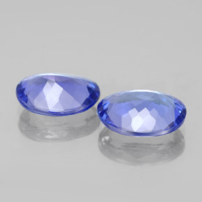 3,17 ct natürliche blauer Tansanit-Edelsteine, Oval Schliff, VVS-VS