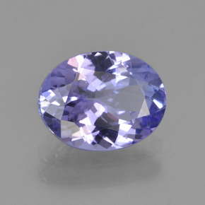 1,96 ctw natürlicher blauer Tansanit, Oval Schliff, VVS