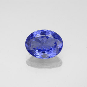 1,89 ctw natürlicher blauer Tansanit, Oval Schliff, VVS