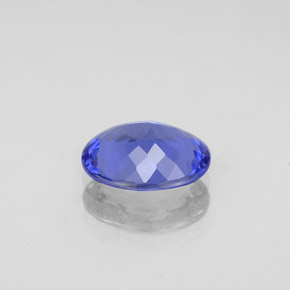 1,89 ctw natürlicher blauer Tansanit, Oval Schliff, VVS