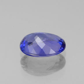 1,46 ctw natürlicher blauer Tansanit, Oval Schliff, VVS-VS