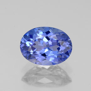 1,52 ctw natürlicher blauer Tansanit, Oval Schliff, VVS
