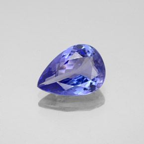 2,15 ctw natürlicher blauer Tansanit, Birnenform, VVS