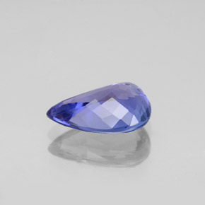 2,15 ctw natürlicher blauer Tansanit, Birnenform, VVS
