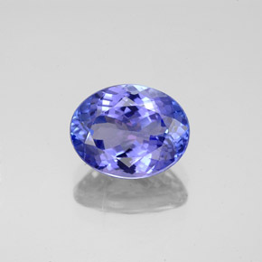 2,56 ctw natürlicher blauer Tansanit, Oval Schliff, VVS