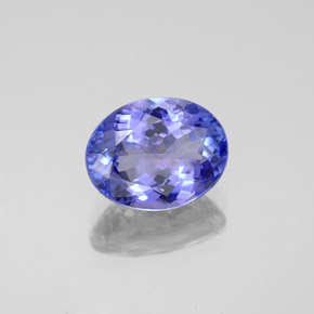 2,56 ctw natürlicher blauer Tansanit, Oval Schliff, VVS