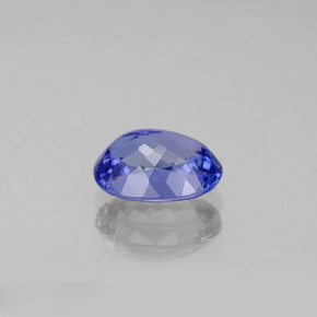 1,61 ctw natürlicher blauer Tansanit, Oval Schliff, IF
