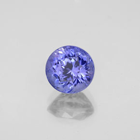 1,42 ctw natürlicher blauer Tansanit, Rundschliff, VVS