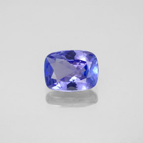 1,48 ctw natürlicher blauer Tansanit, Kissenschliff, VVS
