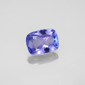 1,48 ctw natürlicher blauer Tansanit, Kissenschliff, VVS