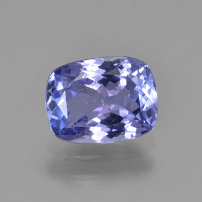 1,50 ctw natürlicher blauer Tansanit, Kissenschliff, VVS