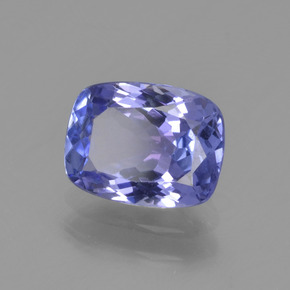 1,50 ctw natürlicher blauer Tansanit, Kissenschliff, VVS