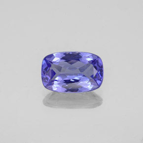 1,54 ctw natürlicher blauer Tansanit, Kissenschliff, VVS