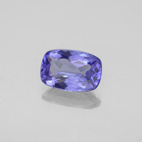 1,54 ctw natürlicher blauer Tansanit, Kissenschliff, VVS
