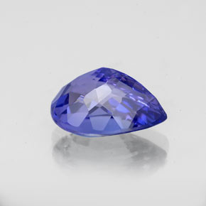 2,46 ctw natürlicher blauer Tansanit, Birnenform, VVS