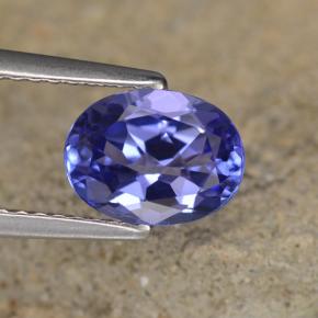 1,39 ctw natürlicher blauer Tansanit, Oval Schliff, VS-SI