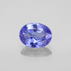 1,46 ctw natürlicher blauer Tansanit, Oval Schliff, VVS
