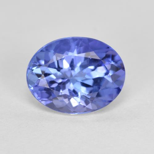 1,43 ctw natürlicher blauer Tansanit, Oval Schliff, VS-SI