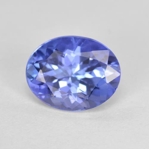 1,43 ctw natürlicher blauer Tansanit, Oval Schliff, VS-SI