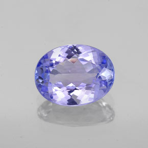 1,66 ctw natürlicher blauer Tansanit, Oval Schliff, VS