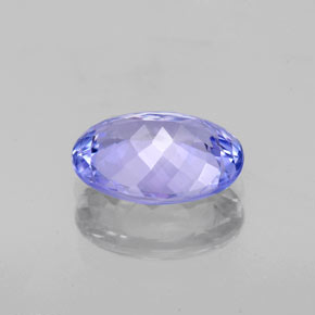 1,66 ctw natürlicher blauer Tansanit, Oval Schliff, VS