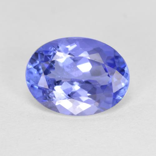 1,46 ctw natürlicher blauer Tansanit, Oval Schliff, SI