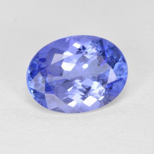 1,46 ctw natürlicher blauer Tansanit, Oval Schliff, SI