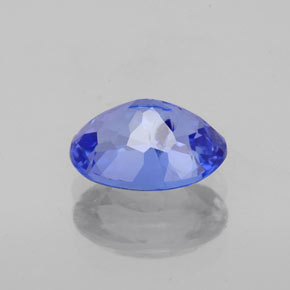 1,66 ctw natürlicher blauer Tansanit, Oval Schliff, SI