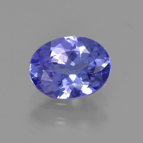 1,32 ctw natürlicher blauer Tansanit, Oval Schliff, VS