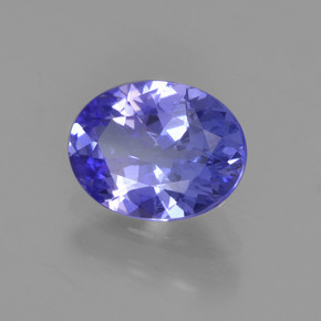 1,32 ctw natürlicher blauer Tansanit, Oval Schliff, VS