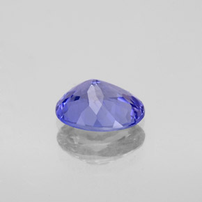 1,25 ctw natürlicher blauer Tansanit, Oval Schliff, VVS
