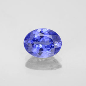 1,48 ctw natürlicher blauer Tansanit, Oval Schliff, VVS