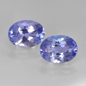 3,32 ct natürliche blauer Tansanit-Edelsteine, Oval Schliff, VVS