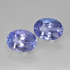 3,32 ct natürliche blauer Tansanit-Edelsteine, Oval Schliff, VVS