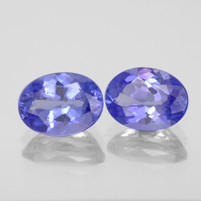  ct natürliche blauer Tansanit-Edelsteine, Oval Schliff, VVS
