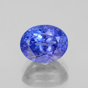 2,62 ctw natürlicher blauer Tansanit, Oval Schliff, SI