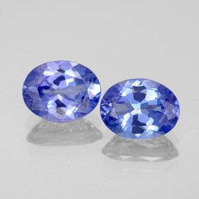  ct natürliche blauer Tansanit-Edelsteine, Oval Schliff, VS-SI