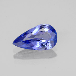 1,49 ctw natürlicher blauer Tansanit, Birnenform, VVS