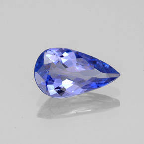 1,49 ctw natürlicher blauer Tansanit, Birnenform, VVS