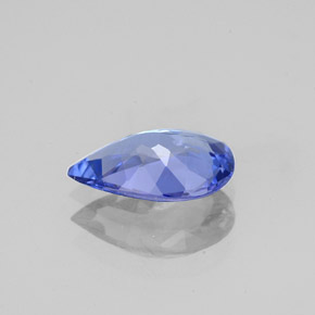 1,43 ctw natürlicher blauer Tansanit, Birnenform, VVS
