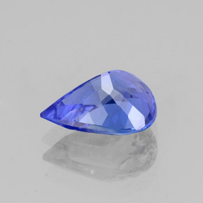 1,73 ctw natürlicher blauer Tansanit, Birnenform, VVS