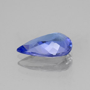 1,95 ctw natürlicher blauer Tansanit, Birnenform, VVS