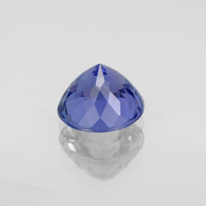 2,08 ctw natürlicher blauer Tansanit, Rundschliff, VVS